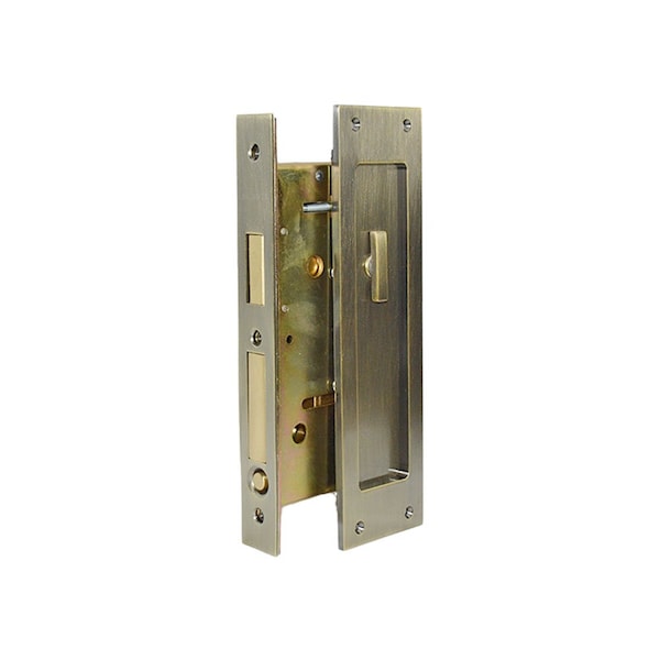 Baldwin Privacy Sliding Door Locks Antique Brass PD005.050.PRIV - main